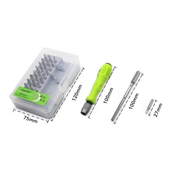 Handyman helper 32 pc. Magnetic screwdriver set, Multi-purpose travel size new - Picture 10 of 14